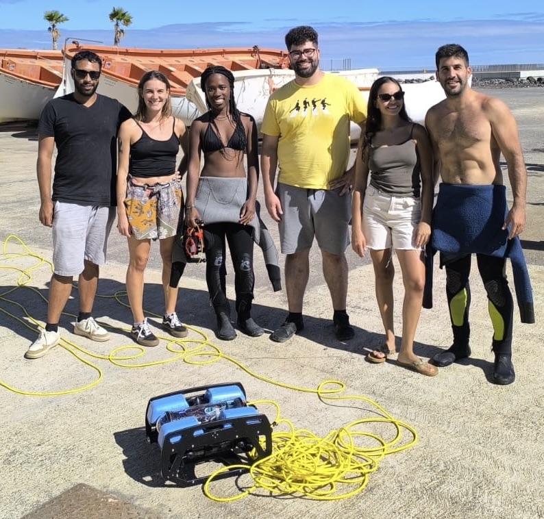 Equipo principal promotor del Proyecto CoralROV